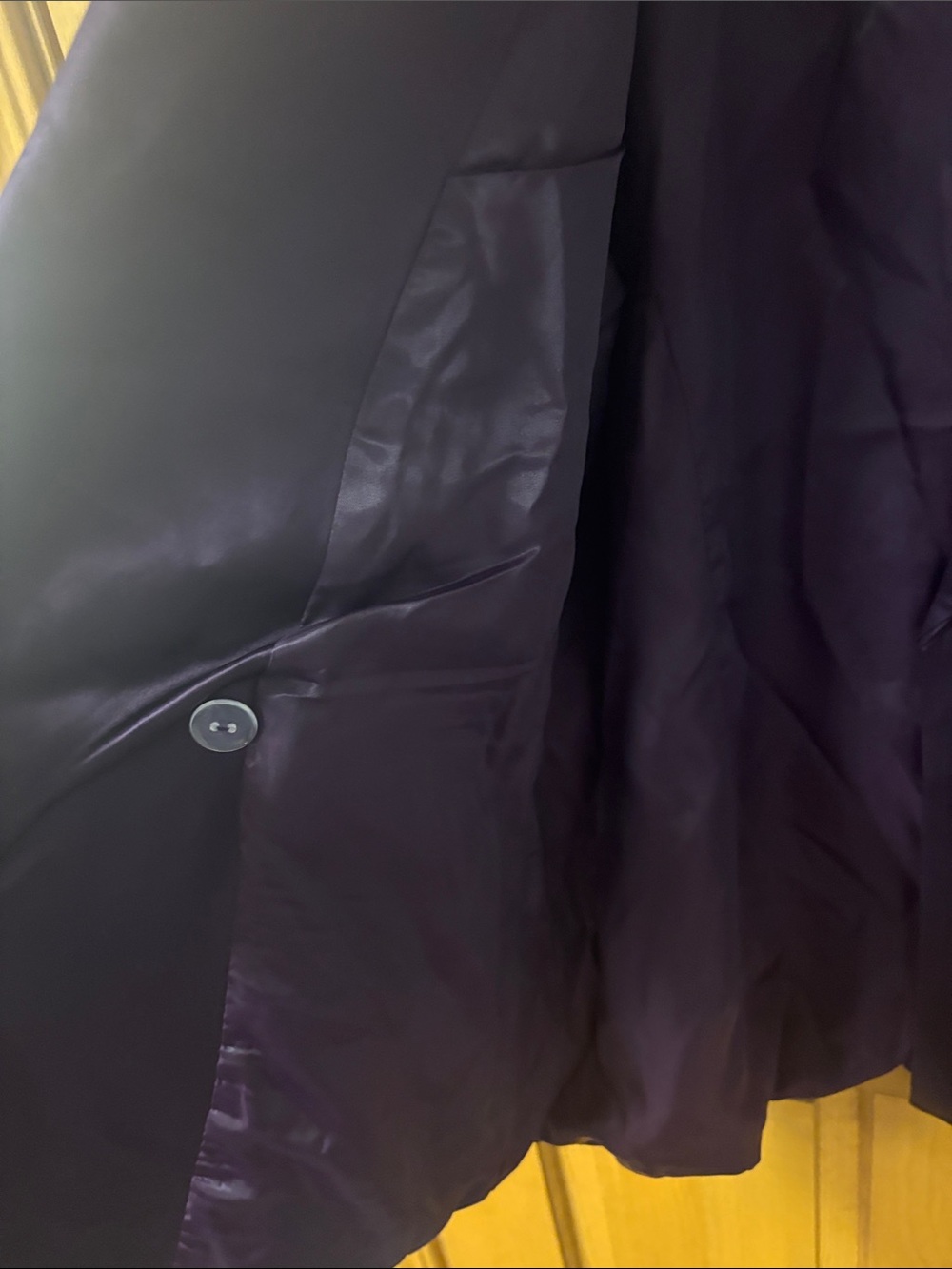 House of Harlow 1960 size medium Satin Purple Tuxedo Blazer brand new - Picture 3 of 6